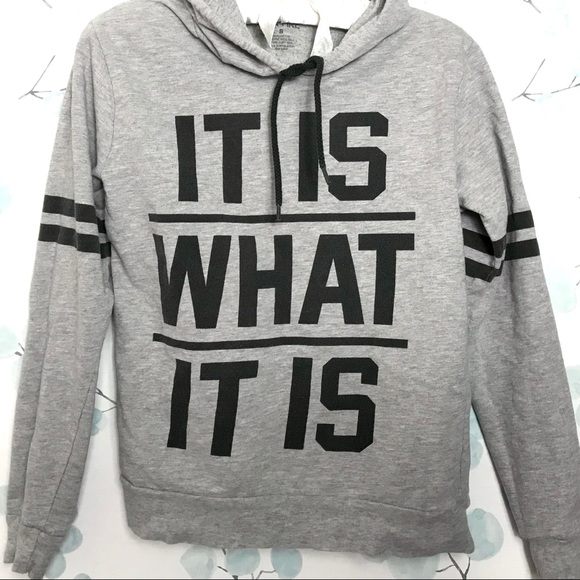 3 for $15 On Fire Juniors Heather Gray Hoodie Long Sleeve Sweatshirt Pullover - Picture 2 of 6